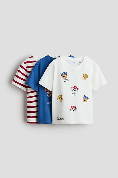 3-pack Printed T-shirts