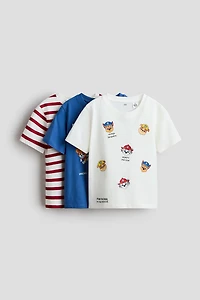 3-pack Printed T-shirts