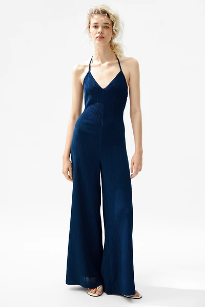 Combinaison pantalon à dos nu