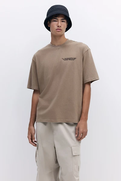 T-shirt délavé ample