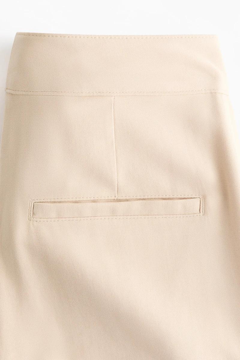 Pantalon droit avec ceinture