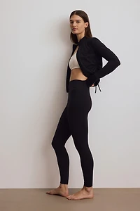 Scrunch-Detail Sports Leggings