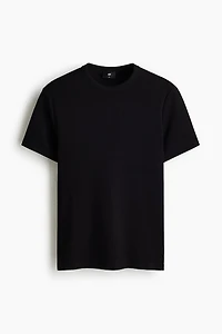 Slim-Fit Ribbed T-Shirt