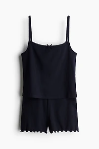 2-Piece Ribbed Jersey Set