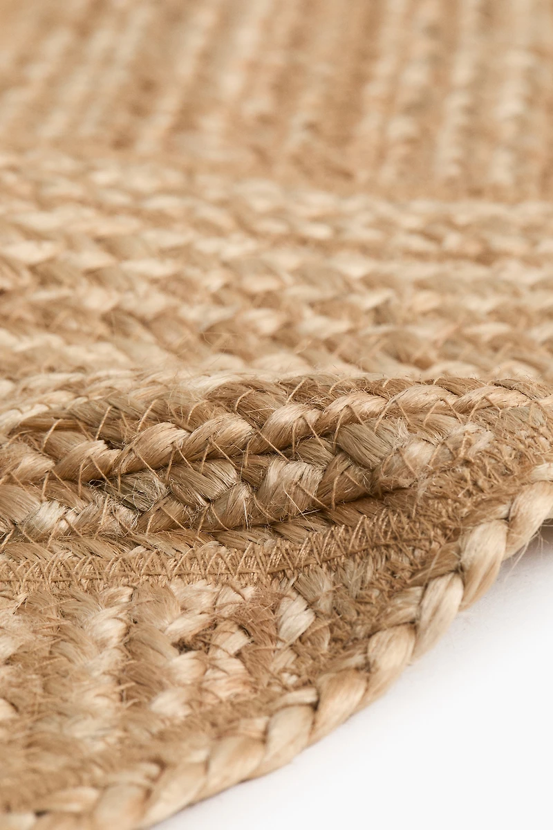 Large Braided Jute Rug