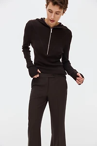 Bootcut Ankle-Length Pants