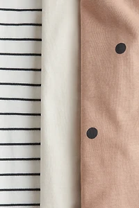 3-pack Cotton Pajama Jumpsuits