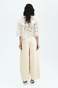 Jean taille classique jambes tonneau