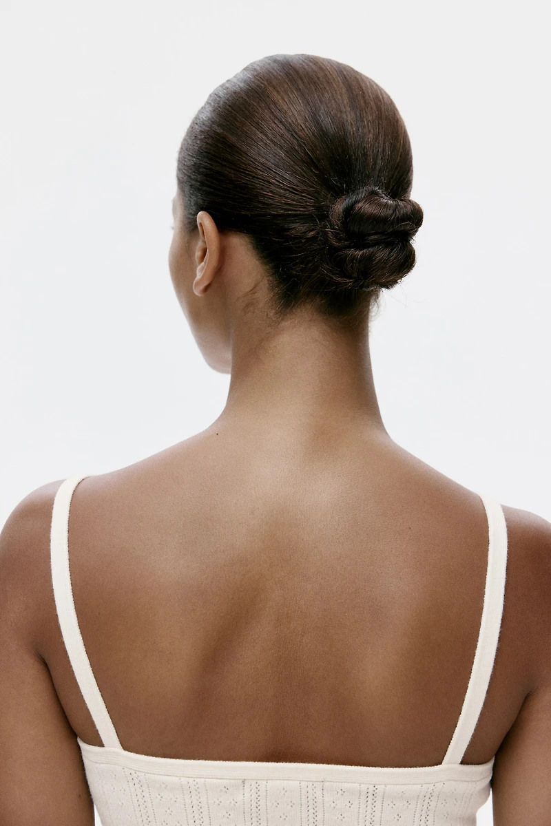 Pointelle-Knit Viscose-Blend Top