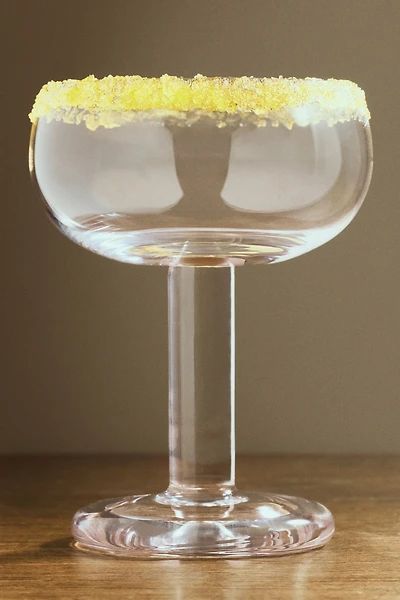 2-Pack Mouth-Blown Coupe Glasses