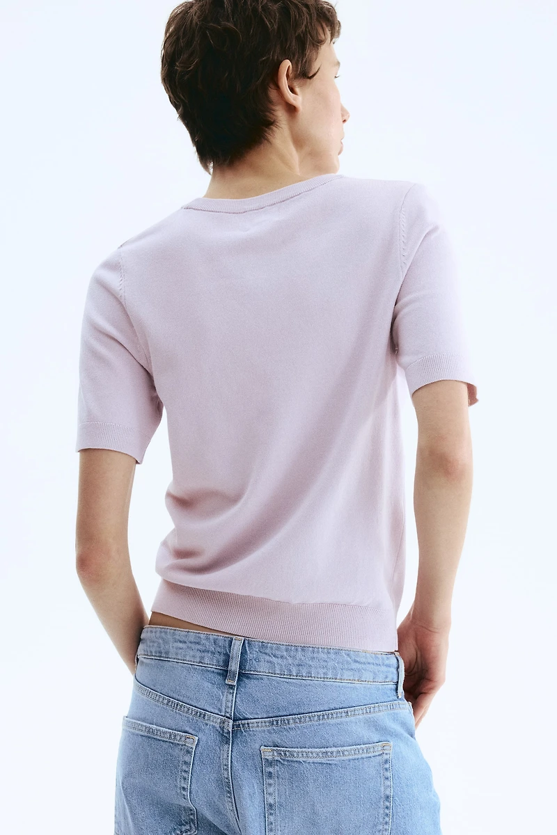 Fine-Knit Top