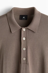 Polo coupe classique en fin tricot