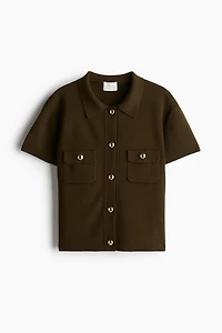 Short-Sleeved Cardigan