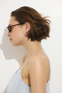 Bubble-hem strappy dress