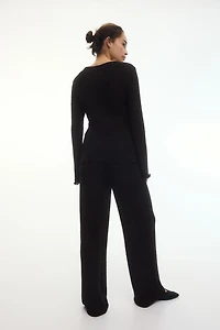 MAMA Ensemble 2 pièces en jersey texturé