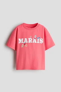 Appliquéd Cotton T-Shirt