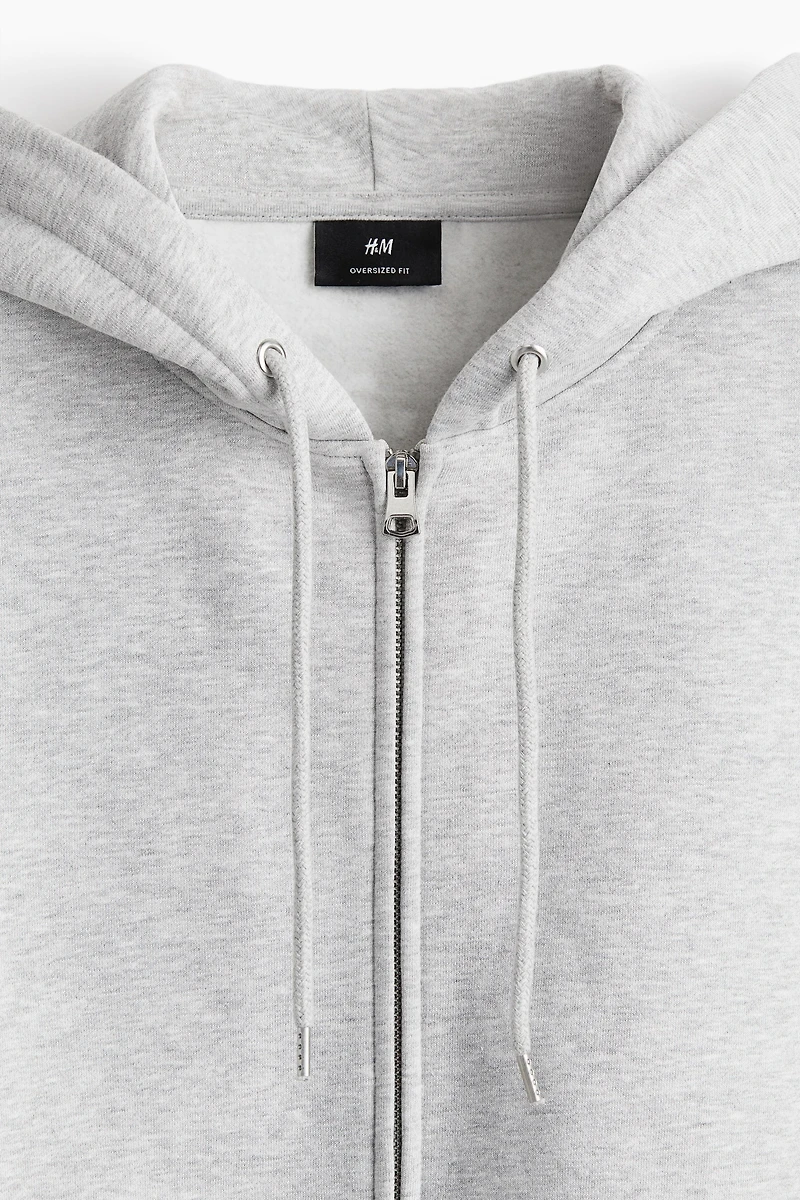 Oversized-Fit Hooded Jacket