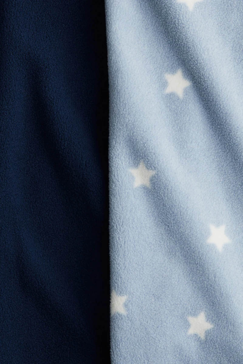 2-pack Fleece Zip-up Pajama Jumpsuits