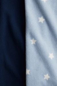 2-pack Fleece Zip-up Pajama Jumpsuits