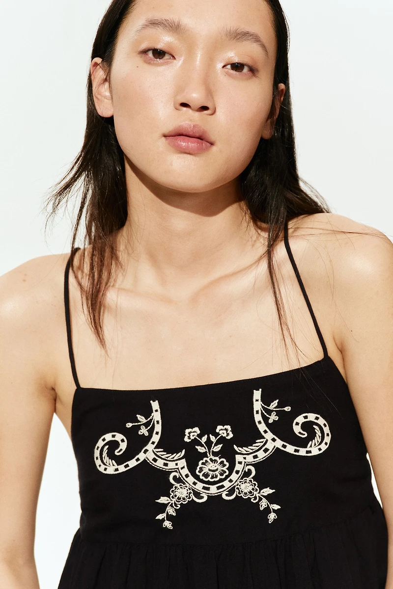 Cotton Strappy Dress
