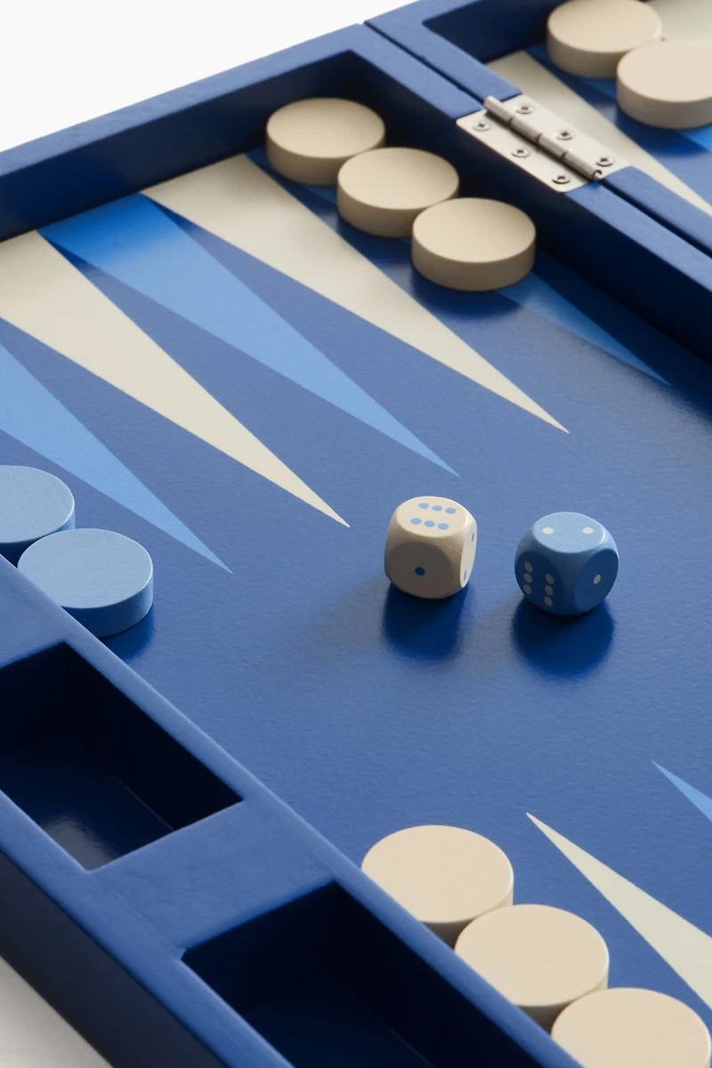 Jeu de backgammon en bois