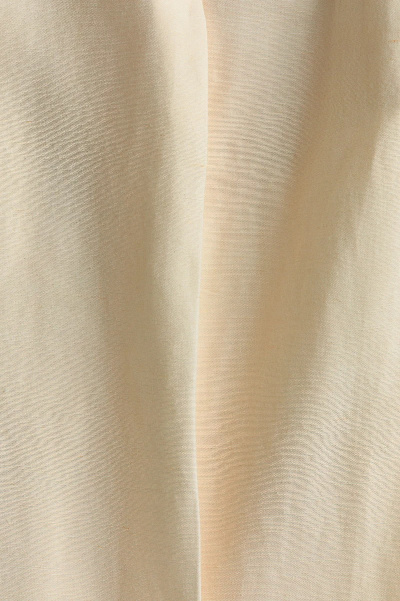 Linen-Blend Dress Pants
