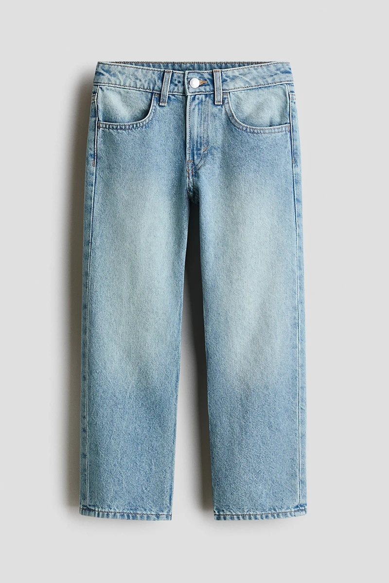Relaxed-Fit Straight Leg Jeans