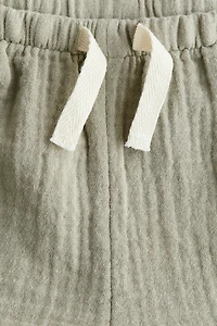 Cotton Muslin Shorts