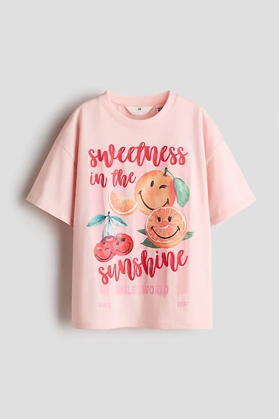 Printed Cotton T-Shirt