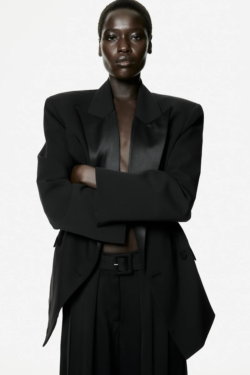 Belted Pleat-Detail Pants