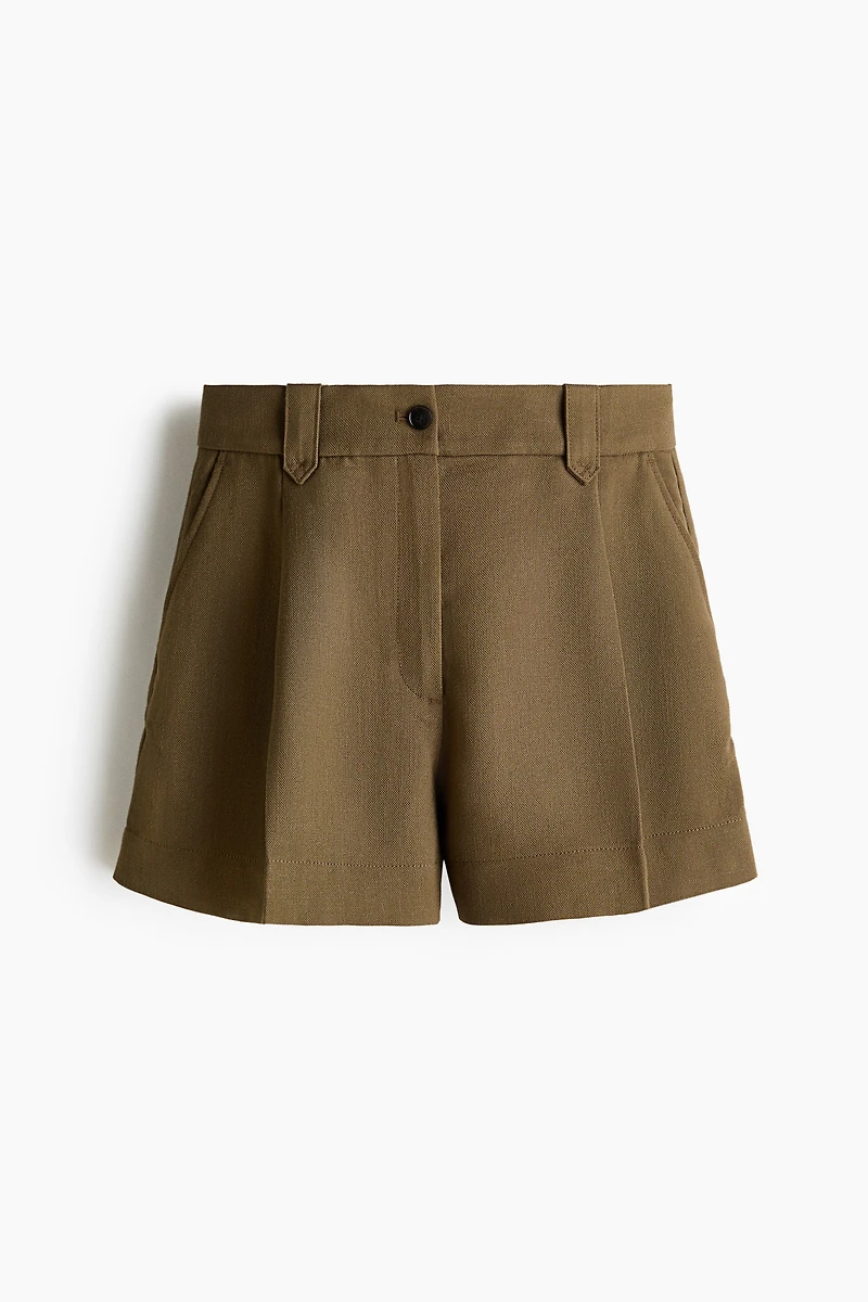 Short à plis