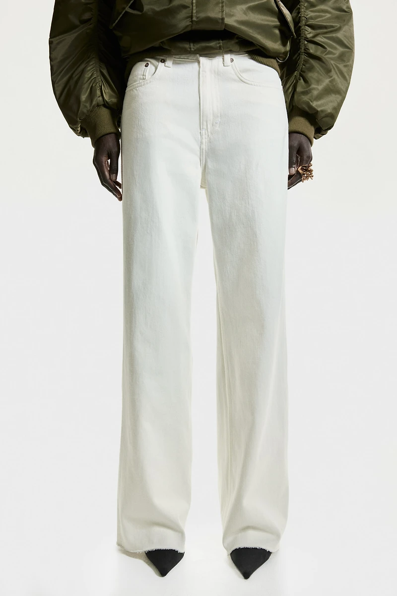 Wide High Jeans
