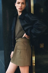 Utility Skirt with Belt