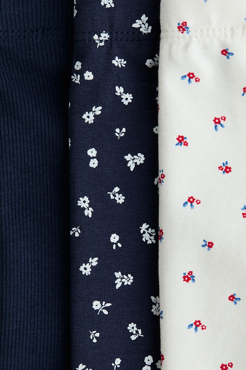 3-Pack Cotton Leggings