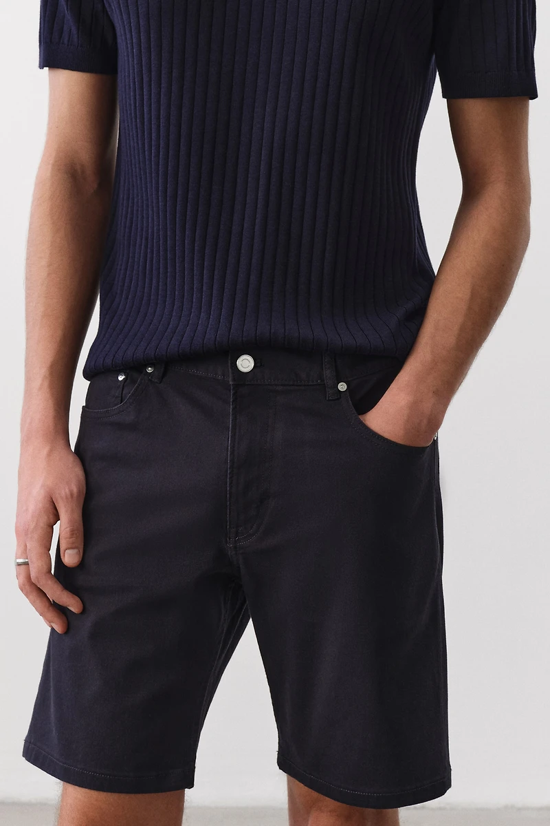 Regular-Fit Twill Shorts