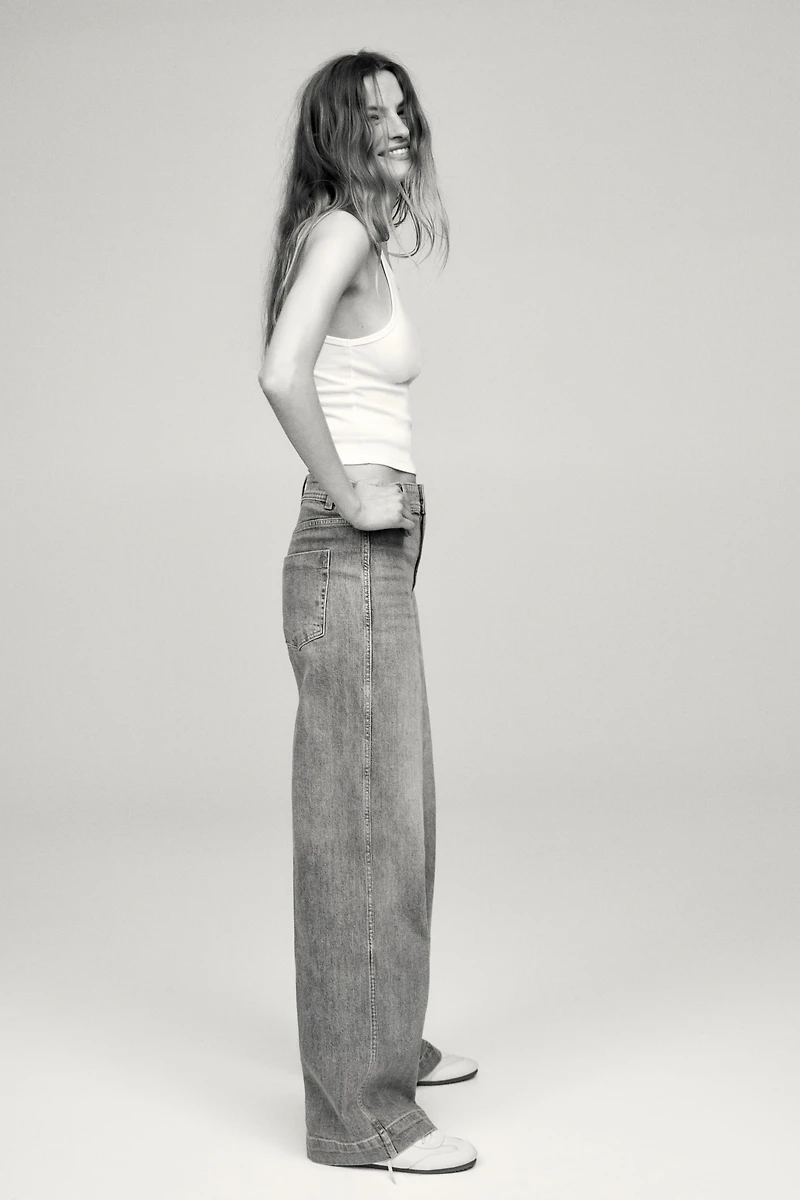 Wide High Jeans
