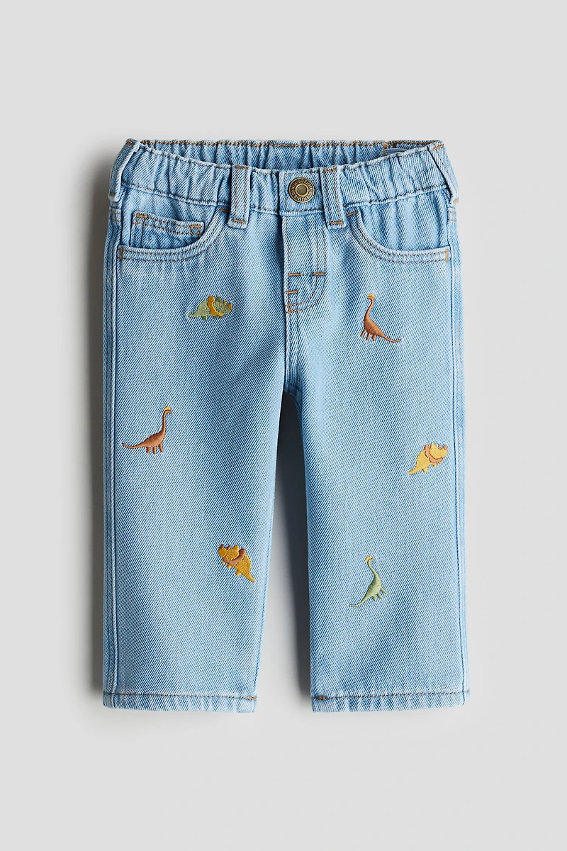 Embroidery-Detail Jeans