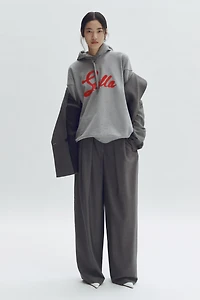Printed Cotton Hoodie