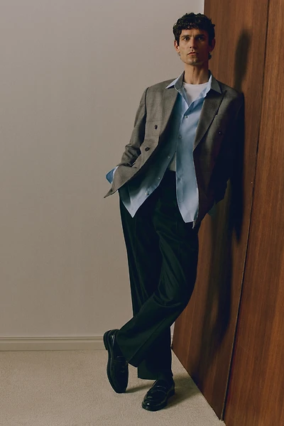 Regular-Fit Double-Breasted Jacket