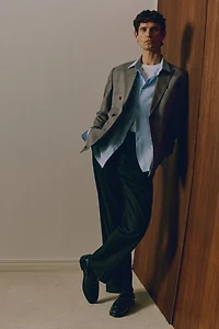 Regular-Fit Double-Breasted Jacket