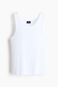 Slim Fit Ribbed Tank Top