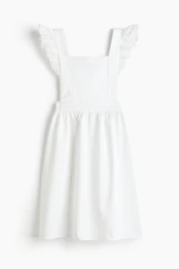 Tablier à volants en coton