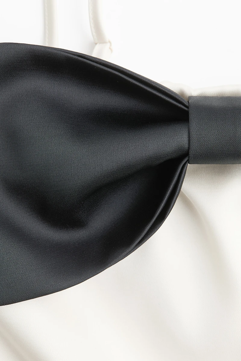 Bow-Front Bandeau Dress