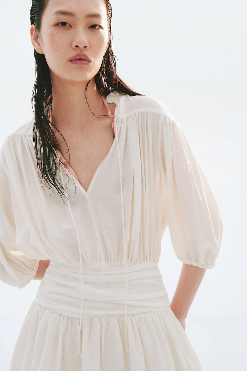 Draped Tunic Dress