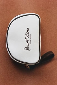 Makeup Bag with Embroidered Motif
