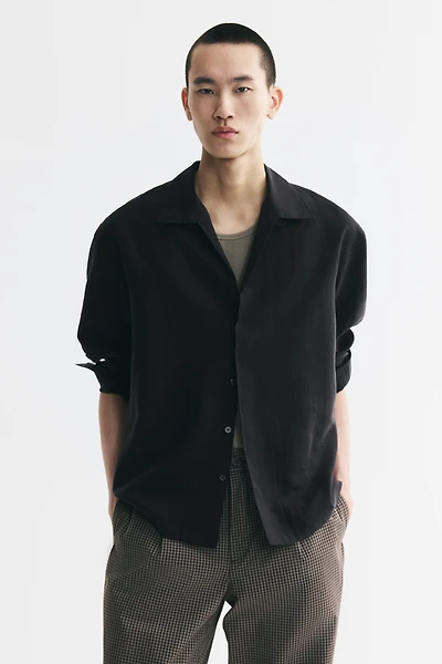 Relaxed-Fit Long-Sleeved Resort Shirt