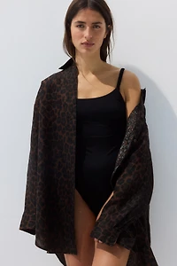 Chemise de plage en lin