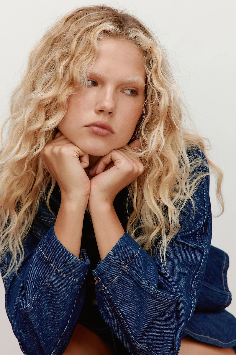 Chemise cintrée en sergé