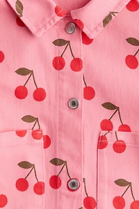 Printed Twill Jacket