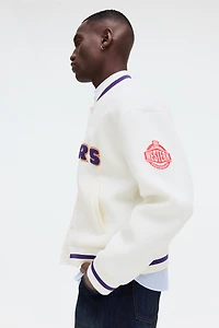 Loose-Fit Scuba Baseball Jacket